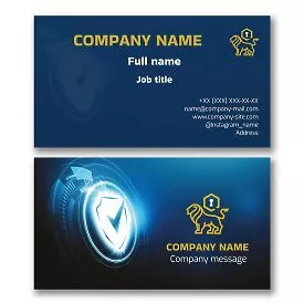 Cyber Security Business Card