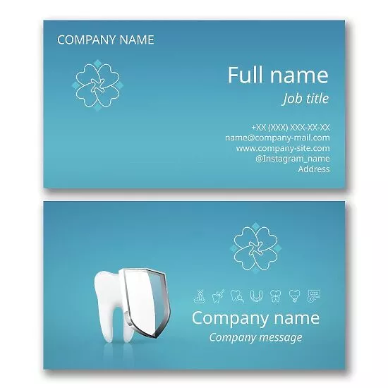 Dentist Business Card Template