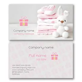 Baby Clothes and Accessories Business Card 