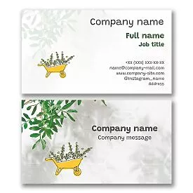 Gardening Business Card Template