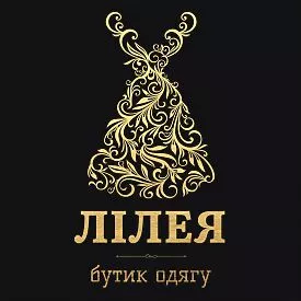 Бутик одежды с платьем