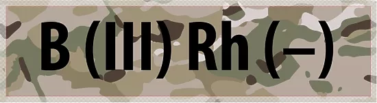 B (III) Rh (–)