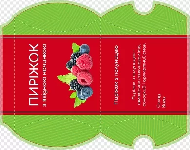 Пиріжок з ягідною начинкою