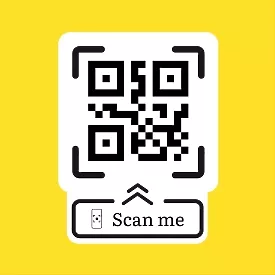 Наклейка QR код для інстаграма