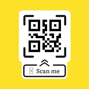 Наклейка QR код для інстаграма