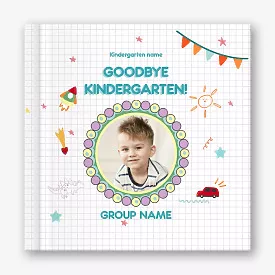 Kindergarten Graduate Photo Book Template