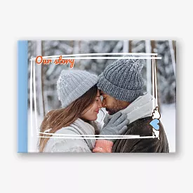 Photo book template for lovers