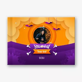 Photo Book Template for Halloween Party