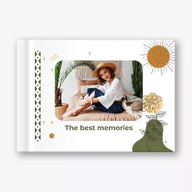 Photobook template best memories