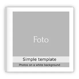 Simple photobook template
