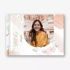 Beautiful spring photobook template