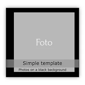 Simple photobook template