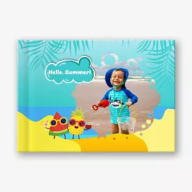 Summer Vacation photo book template