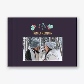 Photo book template for a New Year photo shoot