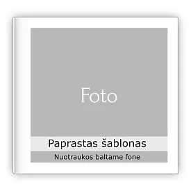 Paprastas fotoknygos šablonas