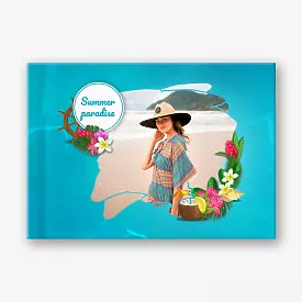 Summer Vacation photo book template