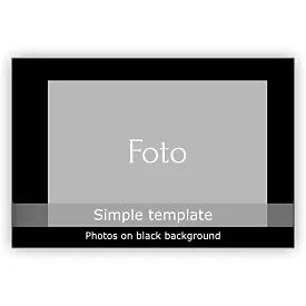 Simple photobook template