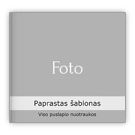 Paprastas fotoknygos šablonas
