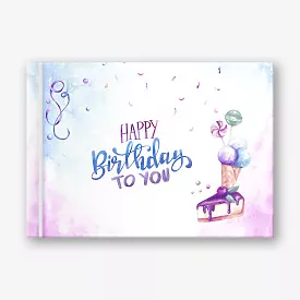 Birthday Photo Book Template