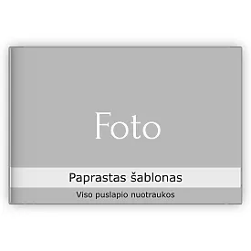Paprastas fotoknygos šablonas