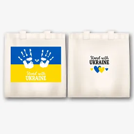 Шаблон екосумки з патріотичним принтом