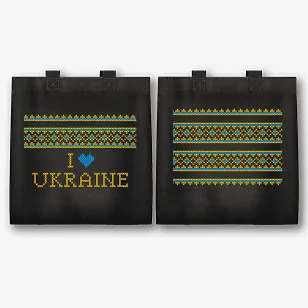 Шаблон екосумки з принтом під вишивку