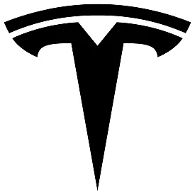 Виниловая наклейка на автомобиль — Логотип Tesla