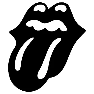 Виниловая наклейка на авто - Rolling Stones логотип (губы с языком)