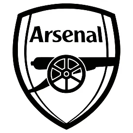 Виниловая наклейка на авто - Эмблема Арсенал (Arsenal FC)