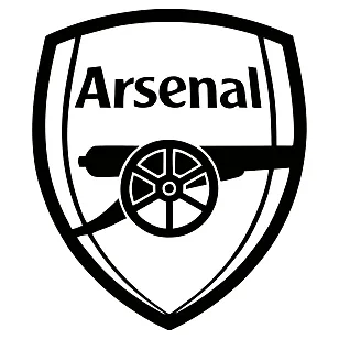 Виниловая наклейка на авто - Эмблема Арсенал (Arsenal FC)