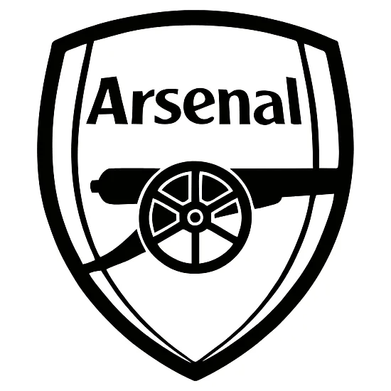 Виниловая наклейка на авто - Эмблема Арсенал (Arsenal FC)