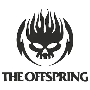 Вінілова наклейка на авто — The Offspring (логотип череп)