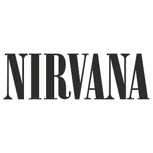 Виниловая наклейка на автомобиль — логотип группы Nirvana