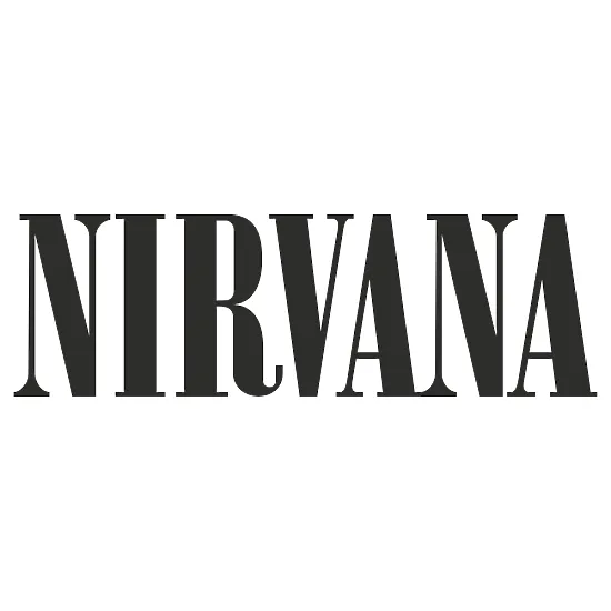 Виниловая наклейка на автомобиль — логотип группы Nirvana