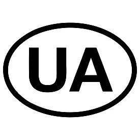 Наклейка на авто UA 🇺🇦