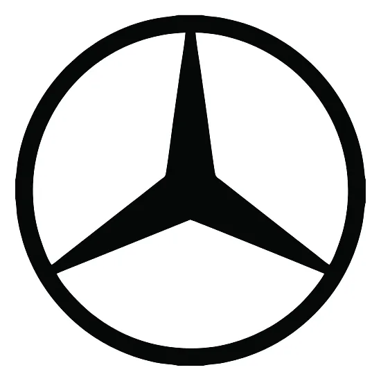 Виниловая наклейка на автомобиль — Логотип Mercedes-Benz