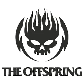 Виниловая наклейка на авто — The Offspring (логотип череп)