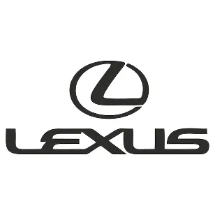 Вінілова наклейка на авто — логотип Lexus