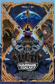 Купити яскравий космічний постер з персонажами Guardians of the Galaxy