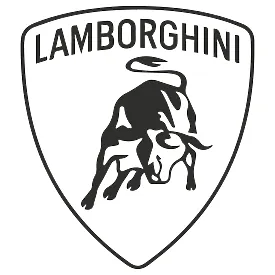 Виниловая наклейка на автомобиль — логотип Lamborghini