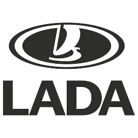 Виниловая наклейка на авто — Lada (логотип бренда)