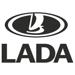 Виниловая наклейка на авто — Lada (логотип бренда)