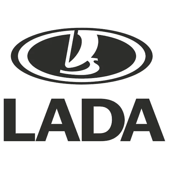 Виниловая наклейка на авто — Lada (логотип бренда)