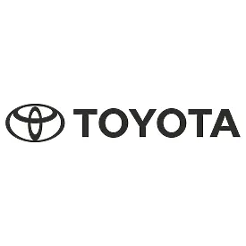 Виниловая наклейка на авто - Toyota логотип и надпись