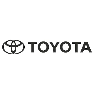 Виниловая наклейка на авто - Toyota логотип и надпись