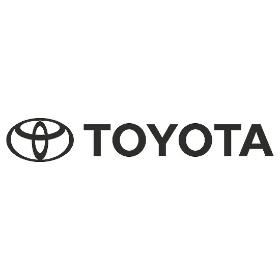 Виниловая наклейка на авто - Toyota логотип и надпись