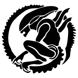 Виниловая наклейка на авто — Alien / Чужой