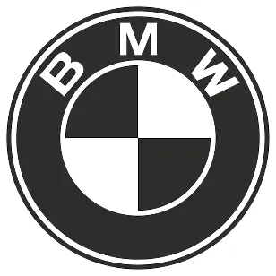 Виниловая наклейка на авто — BMW (логотип немецкого бренда)