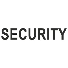 Виниловая наклейка «SECURITY» – наклейка на автомобиль или технику