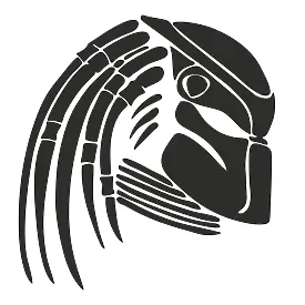 Виниловая наклейка Хищник – Predator